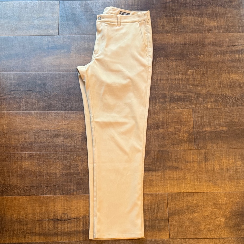 Mizzen+Main Light Tan Men's Dress Pants